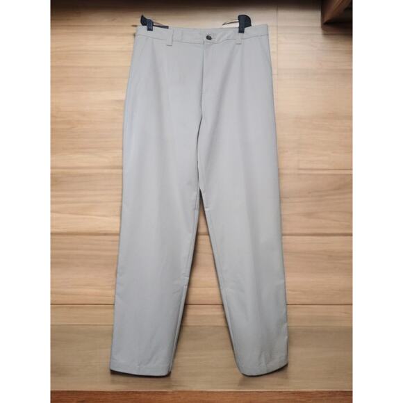 NWT Adidas Climalite ProDry Plus MCL Flat Front Golf Pants Ecru Beige 34x32 - Picture 1 of 12